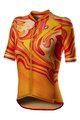 CASTELLI Cyklistický dres s krátkym rukávom - CLIMBER'S 2.0 LADY - žltá/oranžová