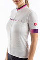 CASTELLI Cyklistický krátky dres a krátke nohavice - GRADIENT LADY II - modrá/biela