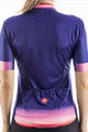 CASTELLI Cyklistický dres s krátkym rukávom - GRADIENT LADY - ružová/fialová