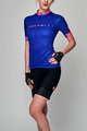 CASTELLI Cyklistický dres s krátkym rukávom - GRADIENT LADY - ružová/fialová