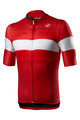 CASTELLI Cyklistický dres s krátkym rukávom - LA MITICA - biela/červená