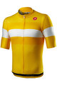 CASTELLI Cyklistický dres s krátkym rukávom - LA MITICA - žltá/biela
