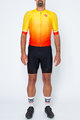 CASTELLI Cyklistický krátky dres a krátke nohavice - AERO RACE II - čierna/žltá/červená