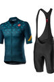CASTELLI Cyklistický krátky dres a krátke nohavice - AVANTI II - modrá/čierna