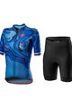 CASTELLI Cyklistický krátky dres a krátke nohavice - CLIMBER'S 2.0 - modrá/čierna