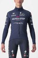 CASTELLI Cyklistická zateplená bunda - QUICK-STEP 2022 - modrá