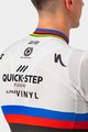 CASTELLI Cyklistický dres s krátkym rukávom - QUICK-STEP 2022 COMPETIZIONE - dúhová/biela