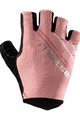 CASTELLI Cyklistické rukavice krátkoprsté - DOLCISSIMA 2 LADY - ružová/čierna