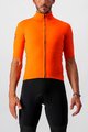 CASTELLI Cyklistický dres s krátkym rukávom - PERFETTO ROS - oranžová