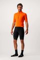 CASTELLI Cyklistický dres s krátkym rukávom - PERFETTO ROS - oranžová