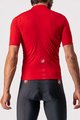 CASTELLI Cyklistický dres s krátkym rukávom - CLASSIFICA - červená