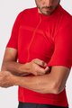 CASTELLI Cyklistický dres s krátkym rukávom - CLASSIFICA - červená