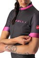 CASTELLI Cyklistický dres s krátkym rukávom - GRADIENT LADY - antracitová