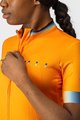 CASTELLI Cyklistický dres s krátkym rukávom - GRADIENT LADY - oranžová