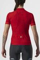 CASTELLI Cyklistický dres s krátkym rukávom - PROMESSA J. LADY - červená