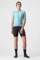 CASTELLI Cyklistický dres s krátkym rukávom - PROMESSA J. LADY - svetlo modrá