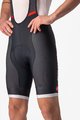 CASTELLI Cyklistické nohavice krátke s trakmi - COMPETIZIONE KIT - čierna/strieborná