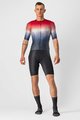 CASTELLI Cyklistický dres s krátkym rukávom - AERO RACE 6.0 - červená/biela/modrá