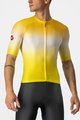 CASTELLI Cyklistický dres s krátkym rukávom - AERO RACE 6.0 - žltá/biela