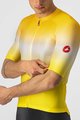 CASTELLI Cyklistický dres s krátkym rukávom - AERO RACE 6.0 - žltá/biela