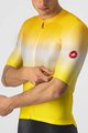 CASTELLI Cyklistický dres s krátkym rukávom - AERO RACE 6.0 - žltá/biela