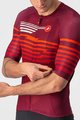 CASTELLI Cyklistický dres s krátkym rukávom - CLIMBER'S 3.0 - červená/bordová