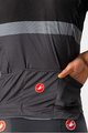 CASTELLI Cyklistický dres s krátkym rukávom - A BLOCCO - čierna/šedá/červená