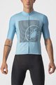 CASTELLI Cyklistický dres s krátkym rukávom - BAGARRE - modrá