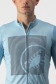 CASTELLI Cyklistický dres s krátkym rukávom - BAGARRE - modrá
