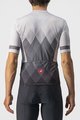 CASTELLI Cyklistický krátky dres a krátke nohavice - A TUTTA - antracitová/čierna/šedá/biela