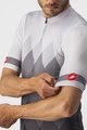 CASTELLI Cyklistický dres s krátkym rukávom - A TUTTA - biela/šedá