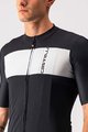CASTELLI Cyklistický dres s krátkym rukávom - PROLOGO VII - čierna/béžová/šedá