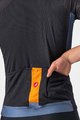 CASTELLI Cyklistický dres s krátkym rukávom - ENTRATA VI - modrá/oranžová/čierna