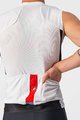 CASTELLI Cyklistický dres bez rukávov - ENTRATA VI - ivory