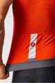 CASTELLI Cyklistický dres bez rukávov - ENTRATA VI - šedá/oranžová