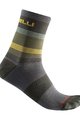 CASTELLI Cyklistické ponožky klasické - SCIA 12 - zelená/šedá