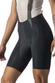 CASTELLI Cyklistické nohavice krátke s trakmi - FREE AERO RC LADY - čierna
