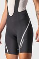 CASTELLI Cyklistické nohavice krátke s trakmi - VELOCISSIMA 3 LADY - čierna