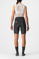 CASTELLI Cyklistické nohavice krátke bez trakov - VELOCISSIMA 3 LADY - strieborná/čierna