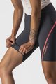 CASTELLI Cyklistické nohavice krátke bez trakov - VELOCISSIMA 3 LADY - šedá/strieborná/ružová