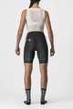 CASTELLI Cyklistické nohavice krátke bez trakov - VELOCISSIMA 3 LADY - čierna/svetlo modrá