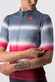 CASTELLI Cyklistický dres s krátkym rukávom - DOLCE LADY - bordová/modrá