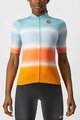 CASTELLI Cyklistický dres s krátkym rukávom - DOLCE LADY - oranžová/modrá