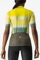 CASTELLI Cyklistický dres s krátkym rukávom - DOLCE LADY - zelená/žltá