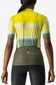 CASTELLI Cyklistický krátky dres a krátke nohavice - DOLCE LADY - zelená/čierna/žltá