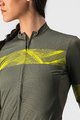 CASTELLI Cyklistický dres s krátkym rukávom - FENICE LADY - žltá/zelená