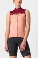 CASTELLI Cyklistický krátky dres a krátke nohavice - VELOCISSIMA LADY - bordová/ružová/čierna