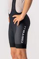 CASTELLI Cyklistické nohavice krátke s trakmi - COMPETIZIONE KIDS - čierna/biela