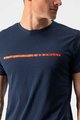 CASTELLI Cyklistické tričko s krátkym rukávom - VENTAGLIO TEE - modrá