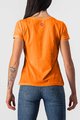 CASTELLI Cyklistické tričko s krátkym rukávom - BELLAGIO TEE LADY - oranžová